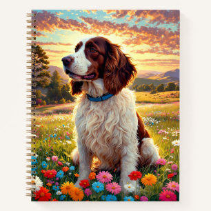 English Springer Spaniel dog Notebook