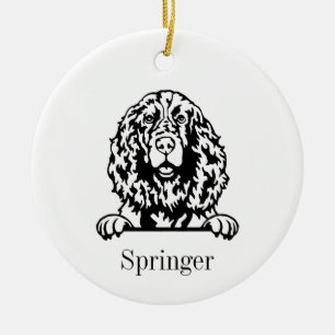 English Springer Spaniel dog ornament