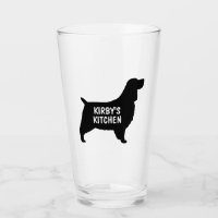 English Springer Spaniel Dog Silhouette Custom