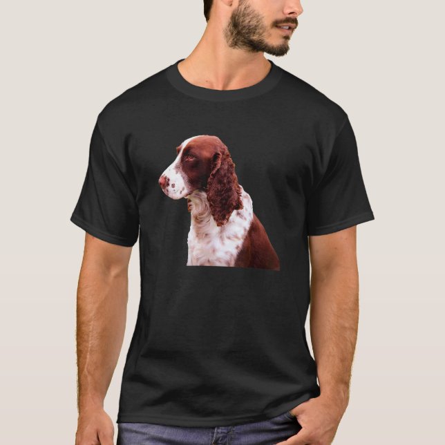 English Springer Spaniel Dog T-Shirt (Front)