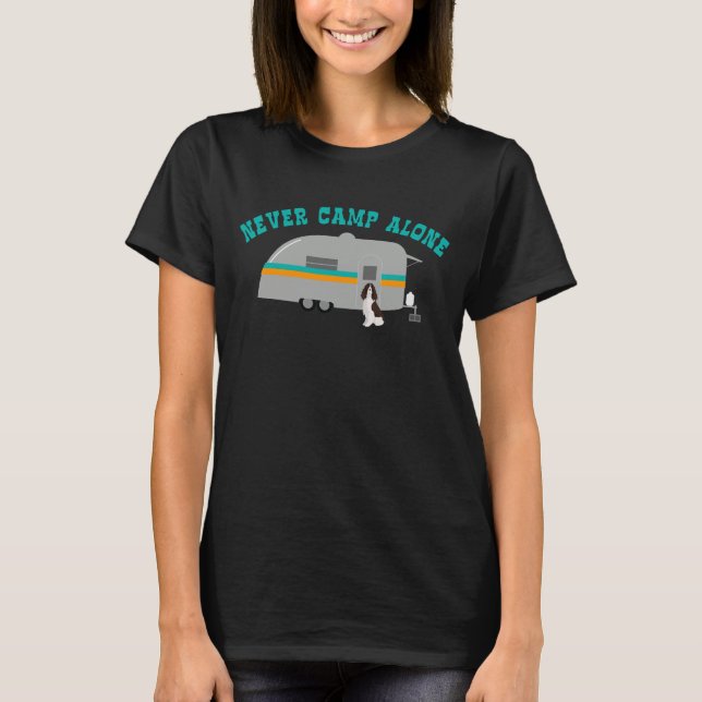 English Springer Spaniel Dog T-Shirt RV Camping Do (Front)