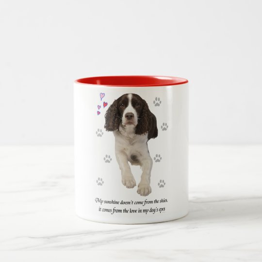 springer spaniel mug