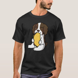 English Springer Spaniel Eating A Taco Dog T-Shirt