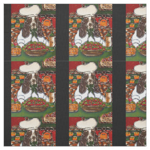 English Springer Spaniel Fabric