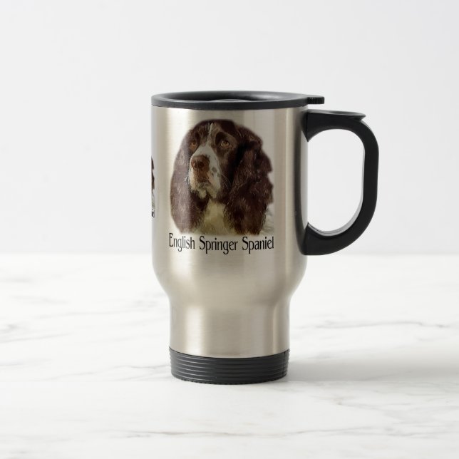English Springer Spaniel Gifts Travel Mug (Right)