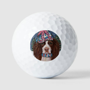 ENGLISH SPRINGER SPANIEL         GOLF BALLS