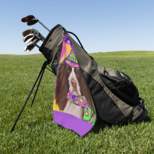 English Springer Spaniel Golf Towel