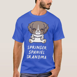 English Springer Spaniel Grandma Kawaii Dog Lover  T-Shirt
