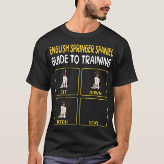 English Springer Spaniel Guide To Training Dog Obe T-Shirt