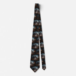 English Springer Spaniel Halloween Scary Tie