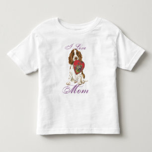 English Springer Spaniel Heart Mum Toddler T-Shirt