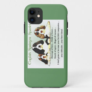 English Springer Spaniel Heritage of Love iPhone 11 Case