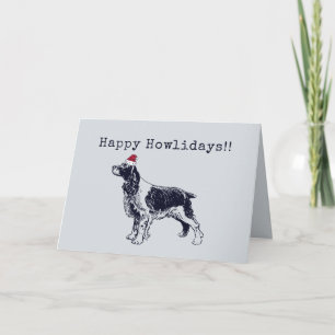English Springer Spaniel Holiday Card