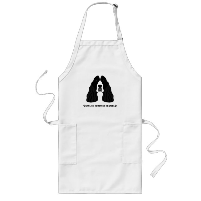 English Springer Spaniel Illustrated Apron (Front)