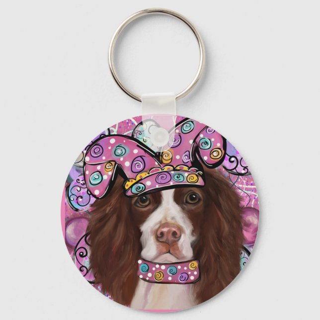 English Springer Spaniel     Key Ring (Front)