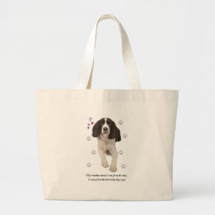 English Springer Spaniel Large Tote Bag