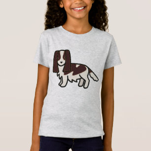 english springer spaniel liver and white cartoon T-Shirt