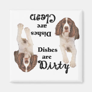 English Springer Spaniel Lovers Dishwasher Magnet
