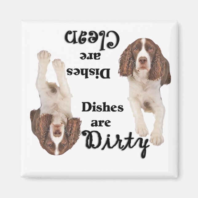 English Springer Spaniel Lovers Dishwasher Magnet (Front)