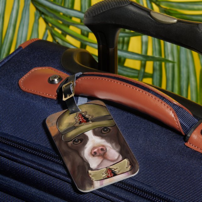 English Springer Spaniel  Luggage Tag (Front Insitu 1)