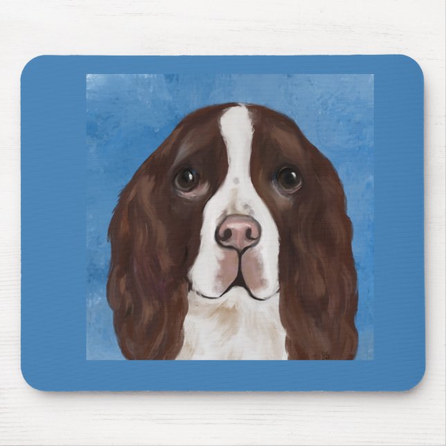 ENGLISH SPRINGER SPANIEL   MOUSE MAT (Front)