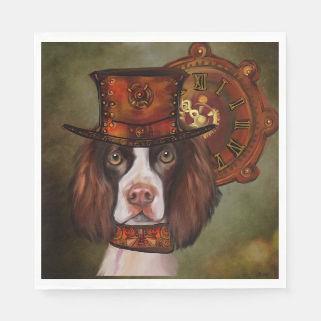 English Springer Spaniel  Napkin (Front)