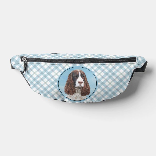 English Springer Spaniel Painting Original Dog Art Bum Bags (Lay Down)