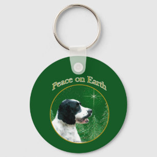 English Springer Spaniel Peace Key Ring