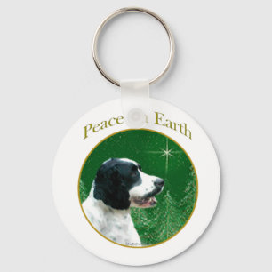 English Springer Spaniel Peace Key Ring