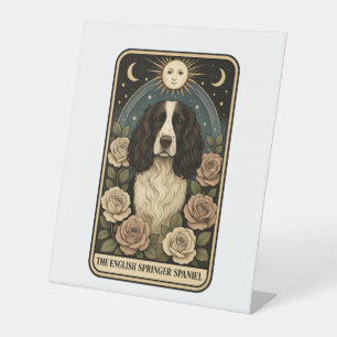 English Springer Spaniel Pedestal Sign
