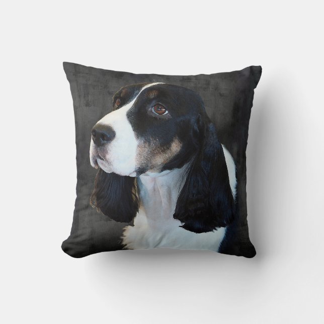 English Springer Spaniel Pillow (Front)