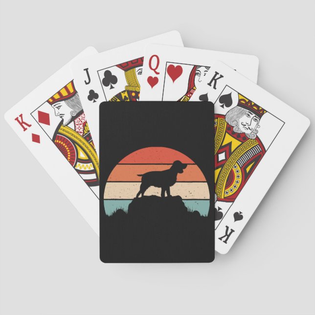 English springer spaniel playing cards (Back)