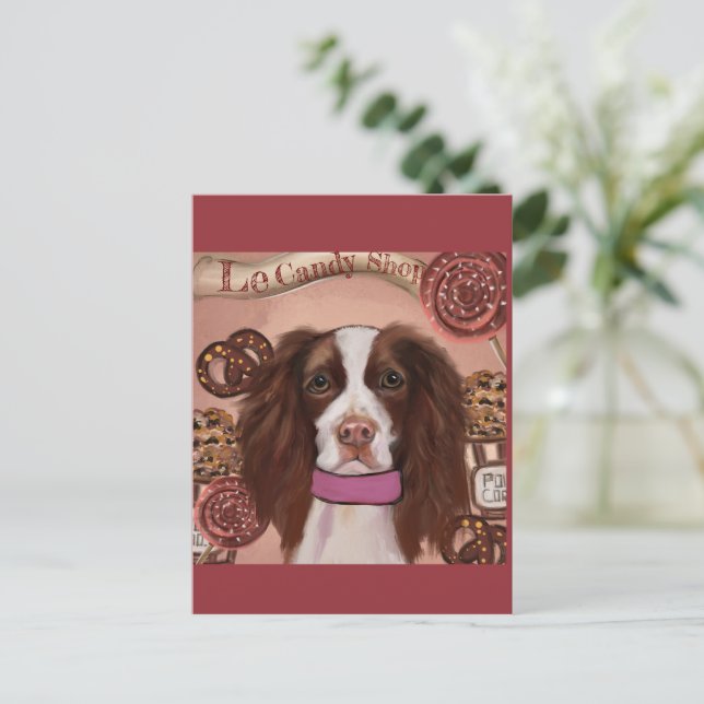 English Springer Spaniel    Postcard (Standing Front)