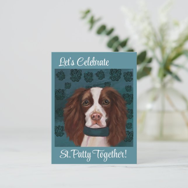 English Springer Spaniel    Postcard (Standing Front)
