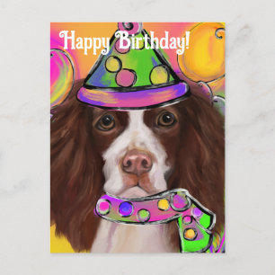 English Springer Spaniel       Postcard