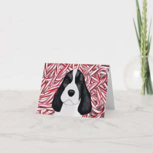 English Springer Spaniel Puppy Christmas Notecard