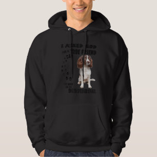 English Springer Spaniel Quote Mum Dad Print, Hunt Hoodie