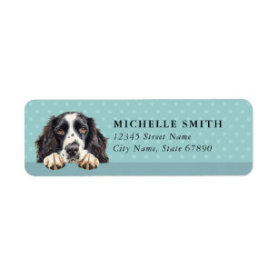 English Springer Spaniel Return Address Labels