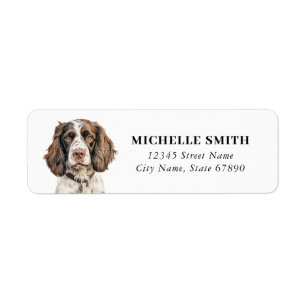 English Springer Spaniel Return Address Labels