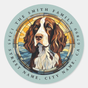 English Springer Spaniel Round Stickers