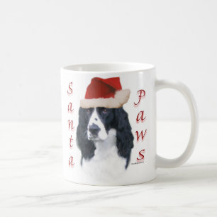 English Springer Spaniel Santa Paws Coffee Mug