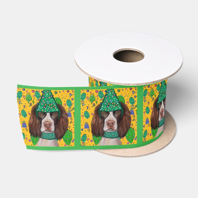English Springer Spaniel  Satin Ribbon (Spool)