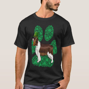 English Springer Spaniel St Patricks Day Shamrock T-Shirt