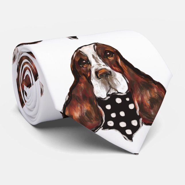 ENGLISH SPRINGER SPANIEL TIE (Rolled)