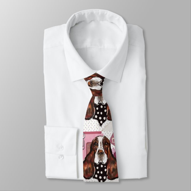 ENGLISH SPRINGER SPANIEL TIE (Tied)