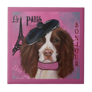 English Springer Spaniel Tile