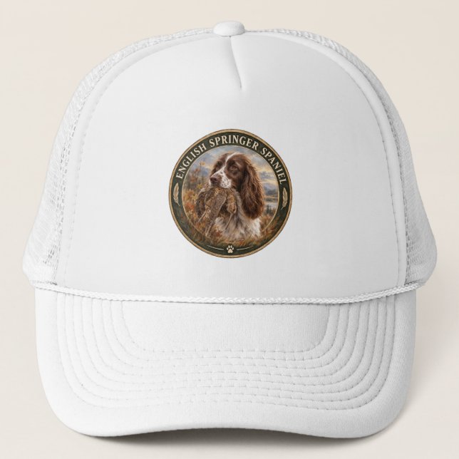 English Springer Spaniel  Trucker Hat (Front)