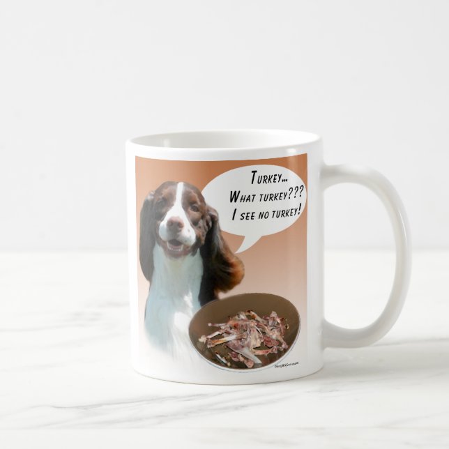 English Springer Spaniel Turkey Coffee Mug (Right)