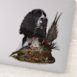English Springer Spaniel with pheasant
