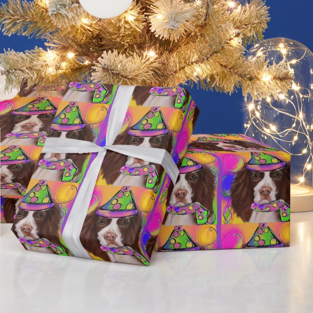 English Springer Spaniel           Wrapping Paper (Holidays)